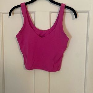 Sonic Pink Lululemon Aligned Tank